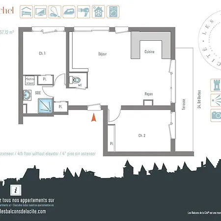Apartment Le Saint Michel - Les Balcons De La Cite *
